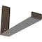 Ekena Millwork Steel Hanging Shelf Bracket, Hammered Brown 2"W x 12"D x 7"H BKTM02X12X07HSHBR - alternate 1